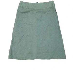 William Riera Women's Teal Viscose A-Line Lined Skirt NEW